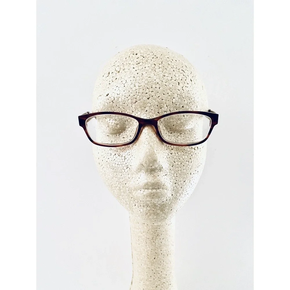 Kate Spade Brown Tortoise Cat Eye Glasses w Gold Metal Temples Leanne 1Y5 135